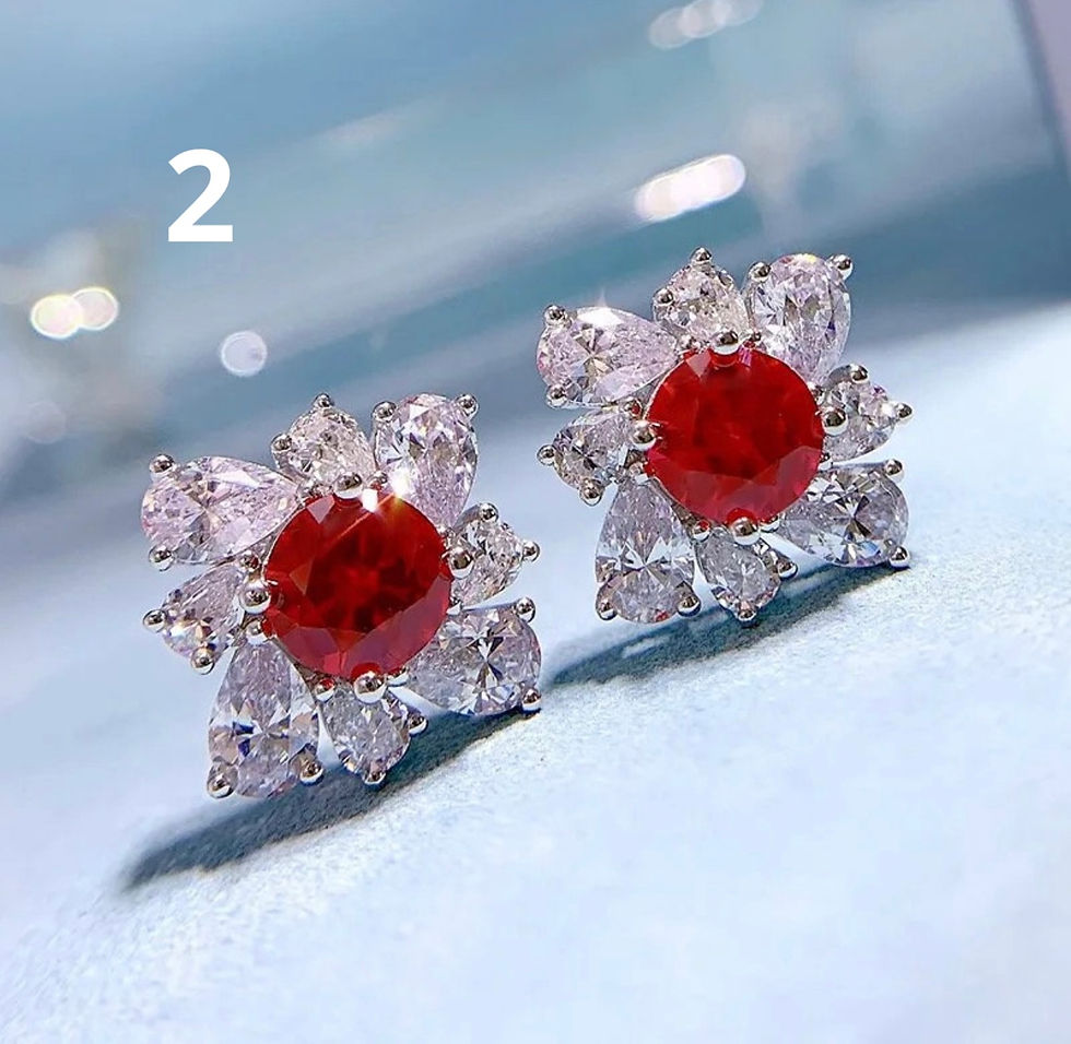 الصورة المصغرة: طقم قلادة اليشم أخضر + أقراط