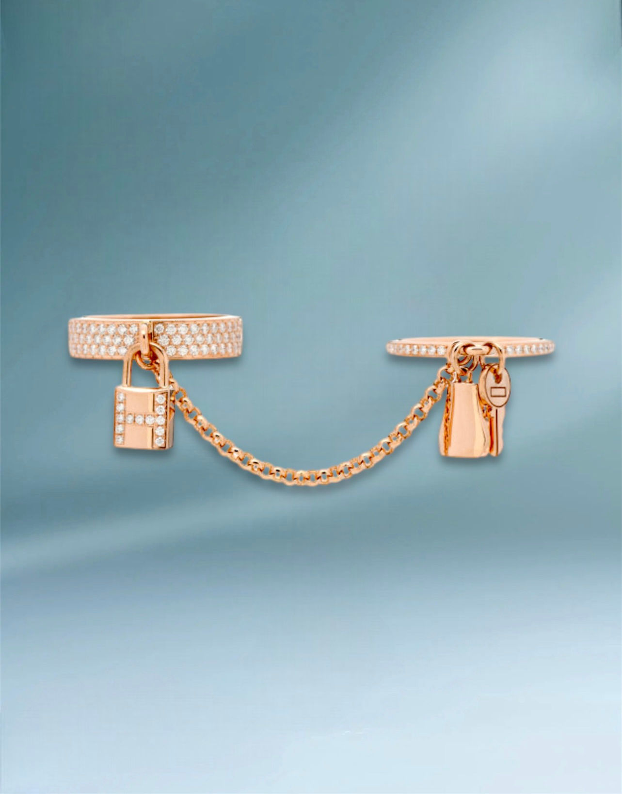 2 خاتم قفل روز