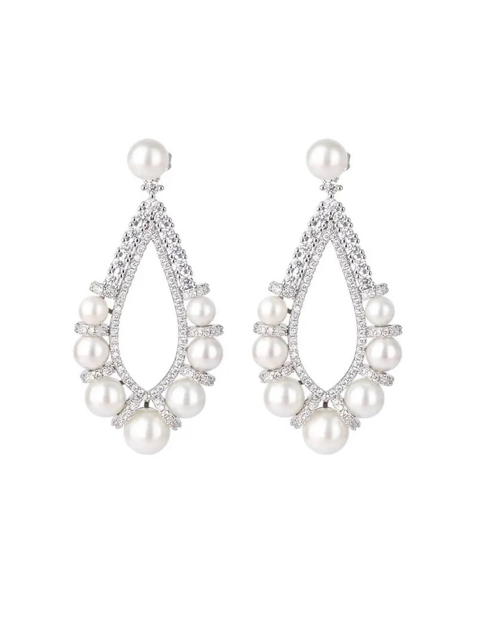 الصورة المصغرة: أقراط لؤلؤ ممتدة