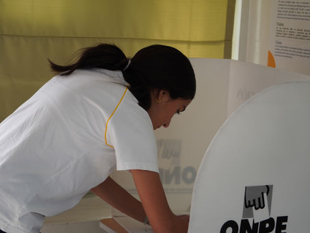 Así se llevo a cabo las votaciones para la elección del COES y los RR.EE.