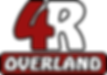 4R Overland logo sticker