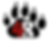 Paw print logo