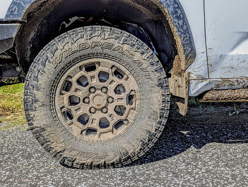Wildpeak Tire in full use on ROAM
