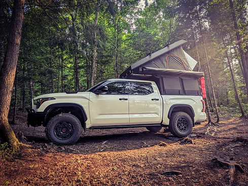 Side shot of ROAM our Tundra.