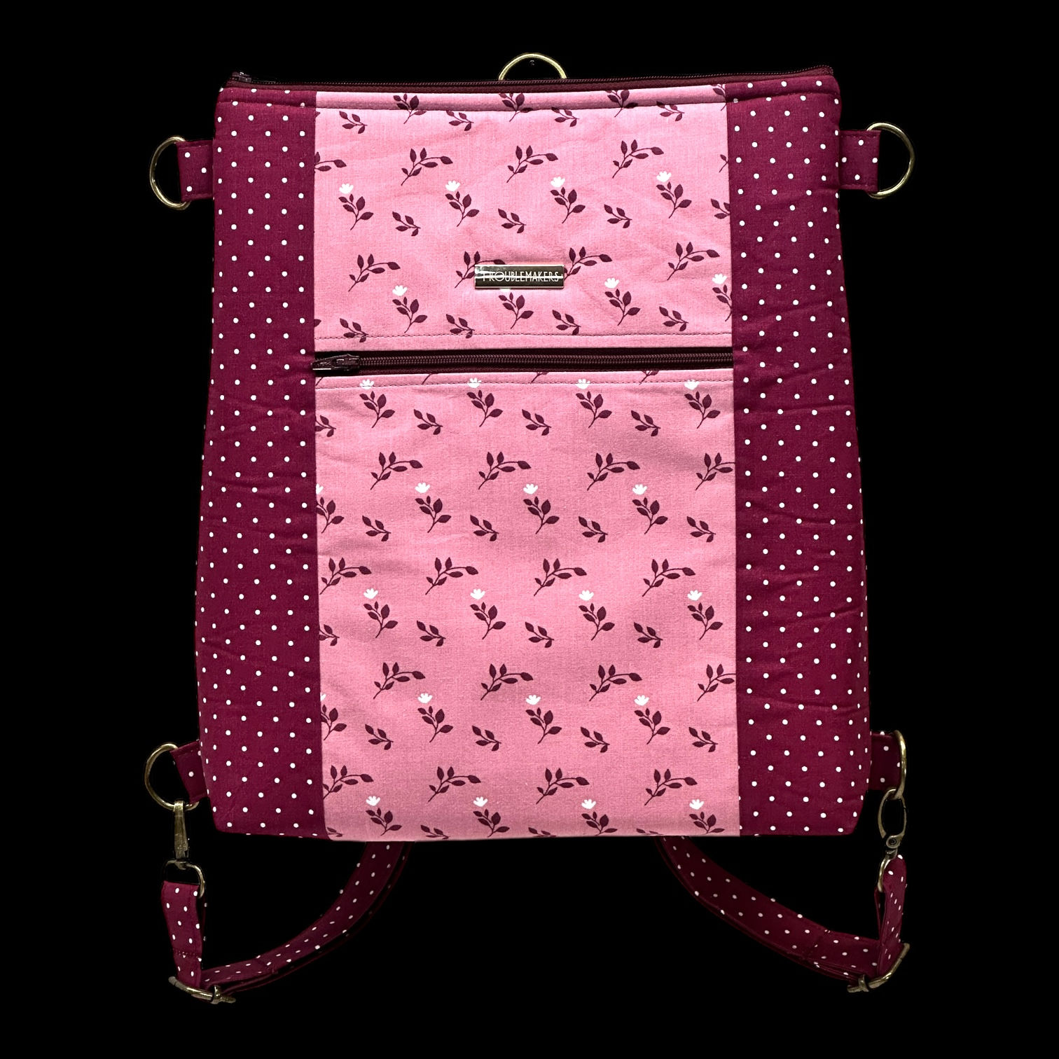 Burgundy Breeze Daytripper Convertible Backpack