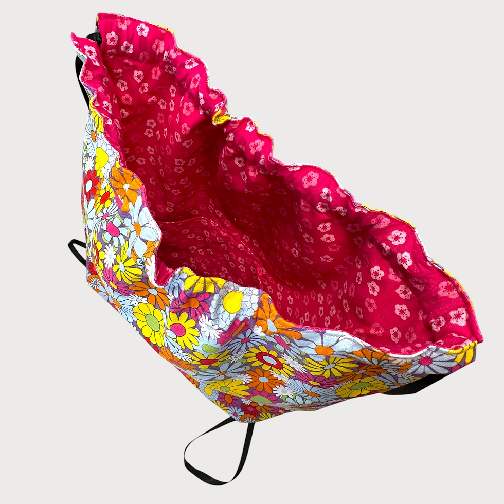 Thumbnail: Flower Power Trekker Drawstring Backpack
