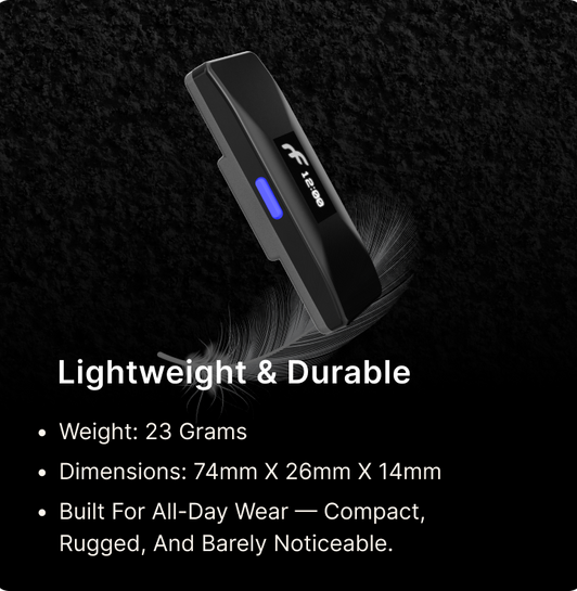 Fourth Frontier X2 heart monitor 24 hour continuous ECG monitor for exercise and health tracking