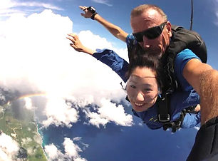 サイパン スカイダイビング 海と空の絶景を高度2400メートルから! 選べる時間帯<送迎あり>