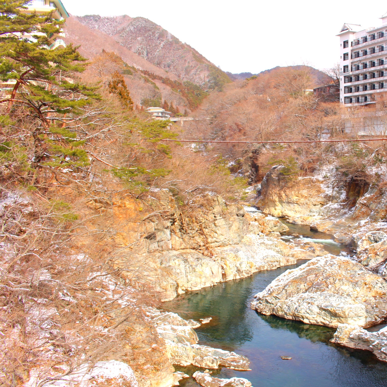 鬼怒川温泉と渓谷美