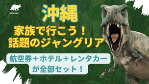 話題の新テーマパーク】ジャングリア沖縄に行くなら、航空券＋ホテル＋レンタカーセットプランが最強！