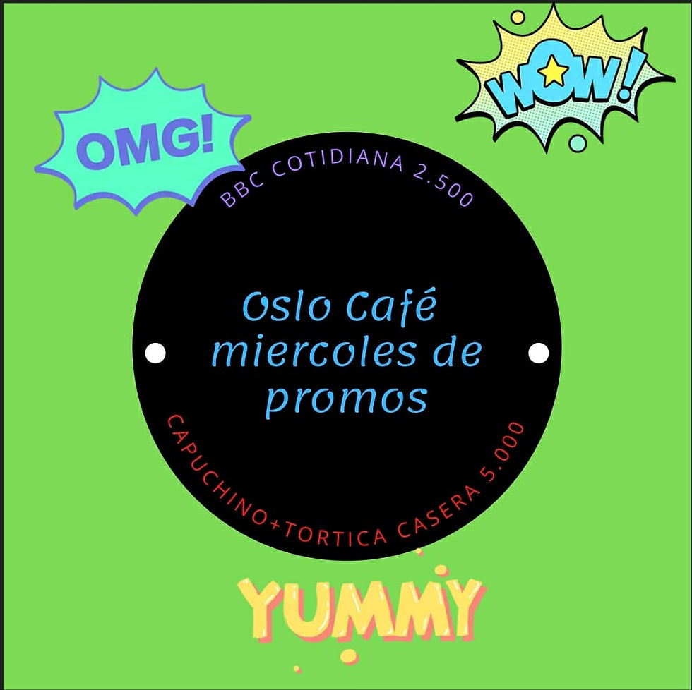 Oslo Café - Miércoles de promos