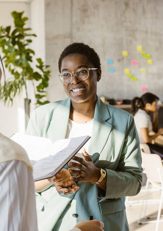 black African woman co-working space start up Berlin