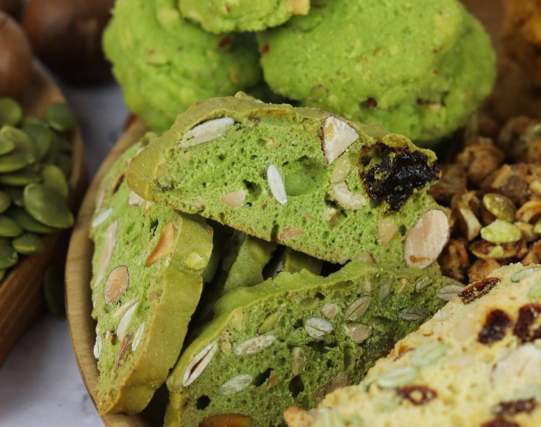 Matcha Biscotti