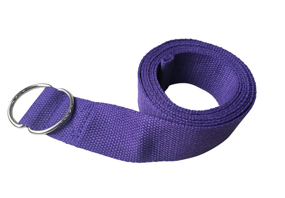 Miniatiūra: Yoga Stretching Belt Resistance Strap Purple
