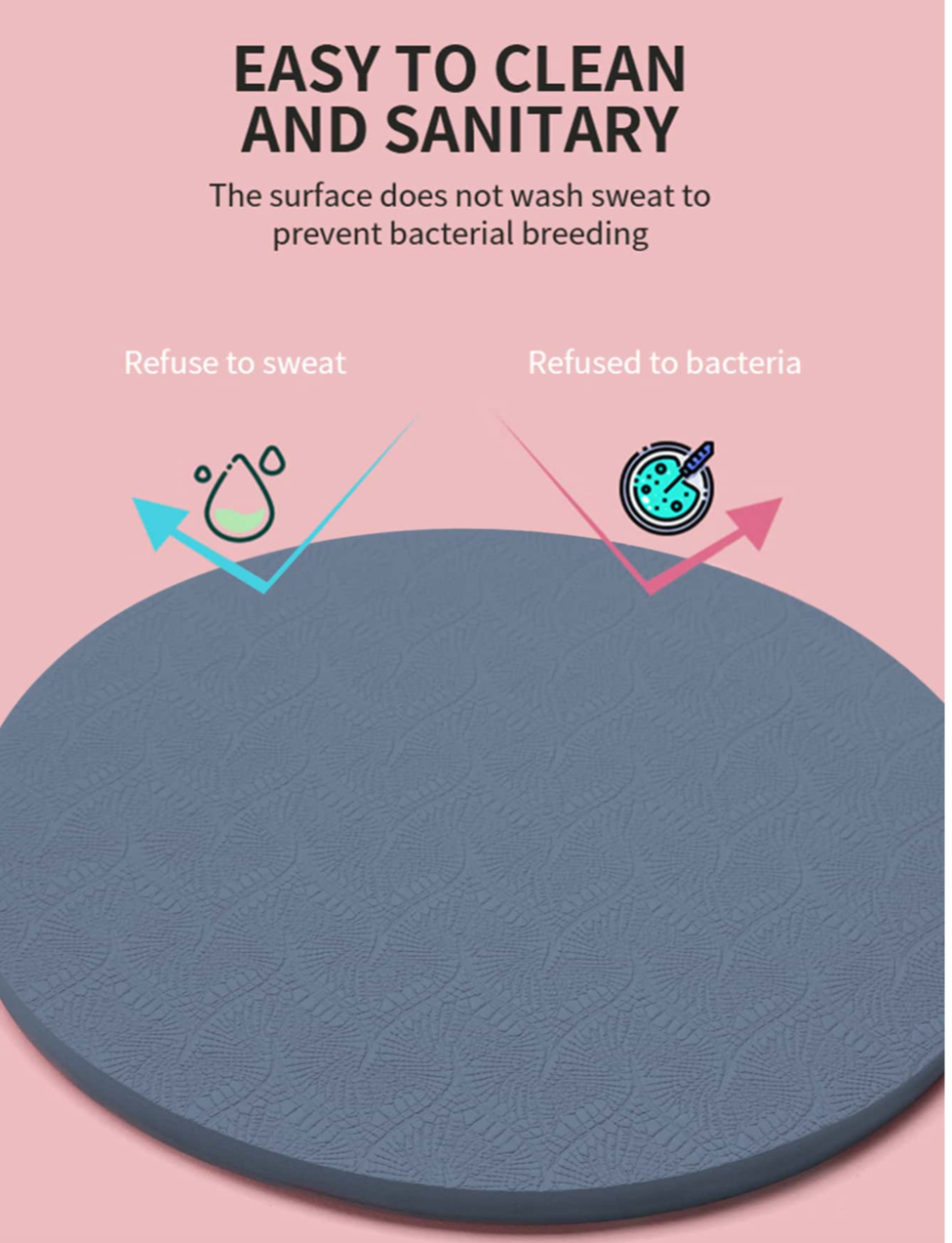 Thumbnail: Yoga Knee Pads Balance Cushions Blue Set of 2