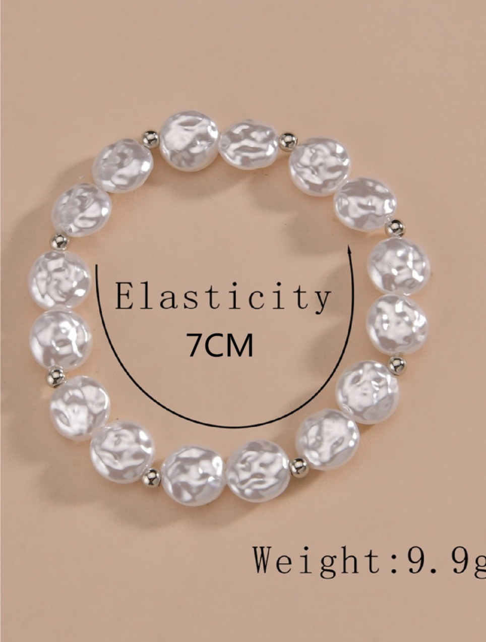 Miniatura: Faux Pearl Beaded Anklet