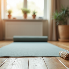 Yoga Mat Ready for a Yoga Class