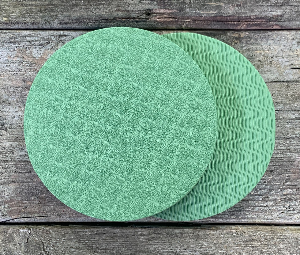 Miniatura: Yoga Knee Cushion Pad (Pack of 2) Green