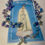 Thumbnail: 26 Inch 8mm Multi Blue Glass Beaded Rosary