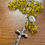 Thumbnail: 27 Inch 8mm Yellow Glass Beaded Rosary