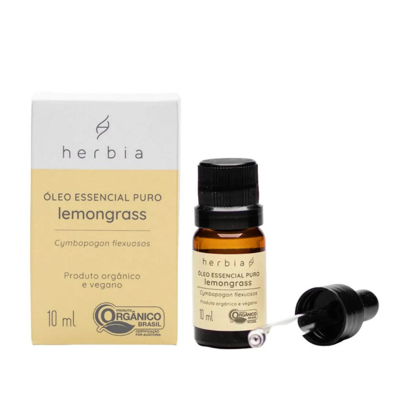 Óleo Essencial de Lemongrass Orgânico da Herbia