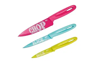 Jamie Oliver Keep It Simple 3 Piece Essential Funky Knife Set