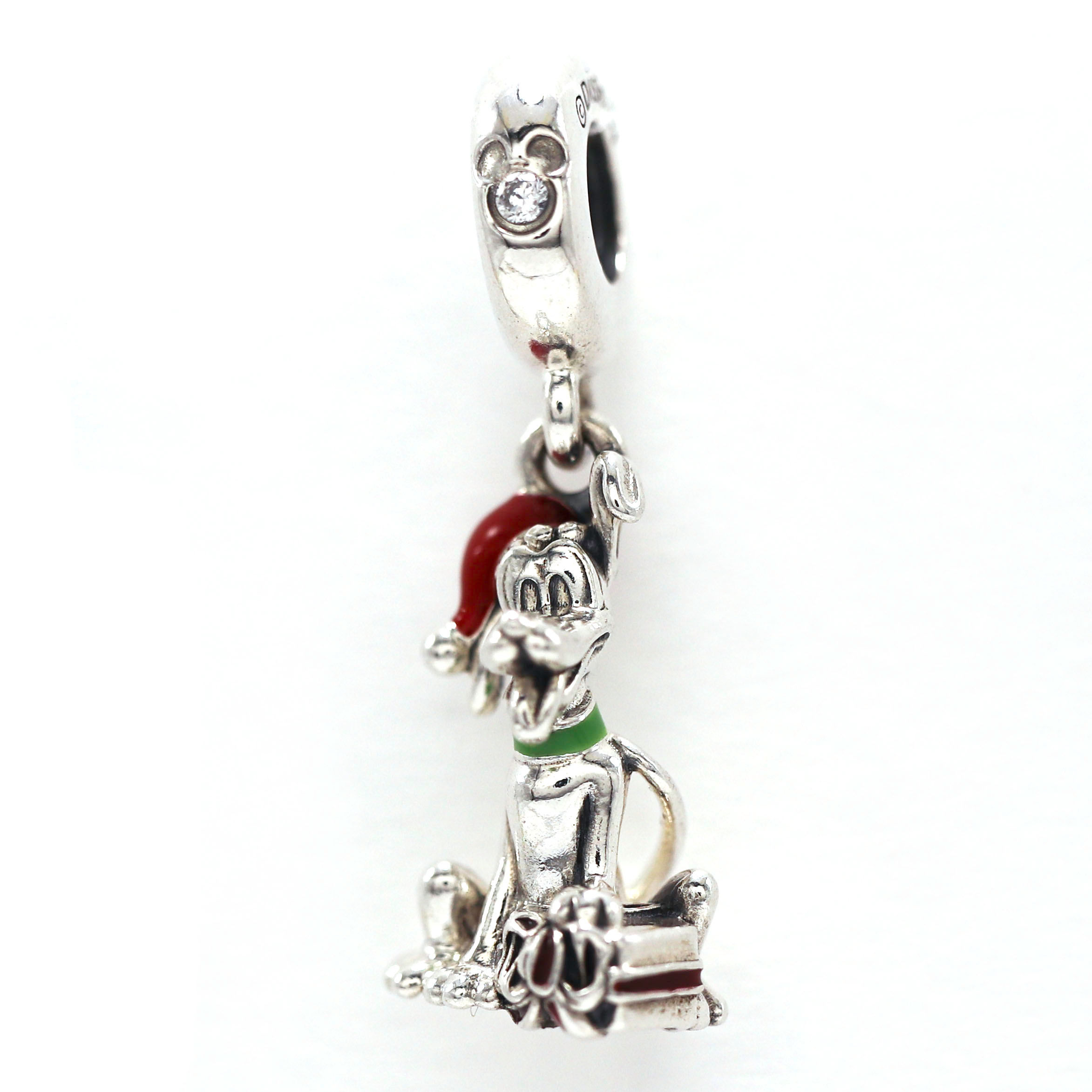 Pandora Charm Pluto Christmas Disney Authentic