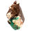 Thumbnail: Horse Brown Sculpture in Natural Colombian Emerald
