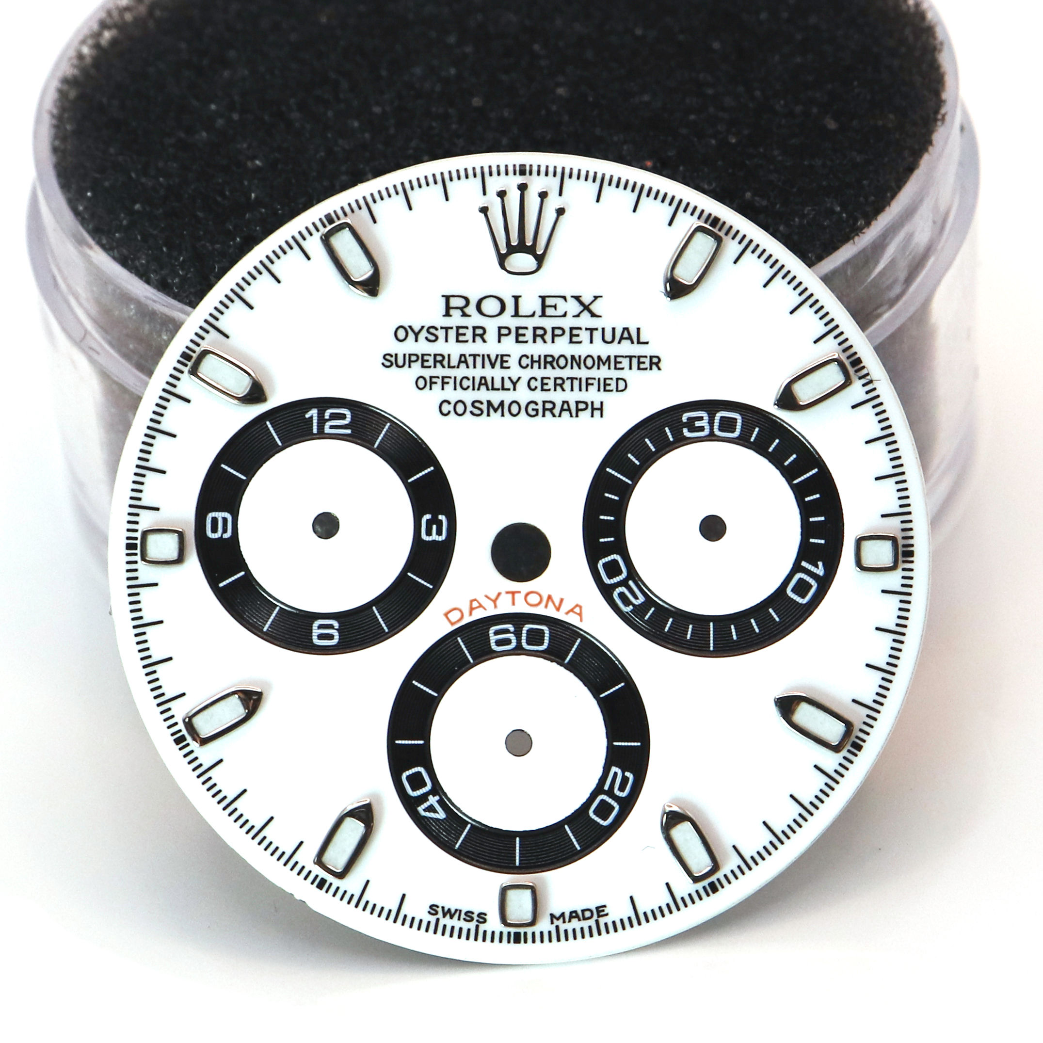 Rolex Daytona Cosmograph Panda Dial White/Black Custom Dial