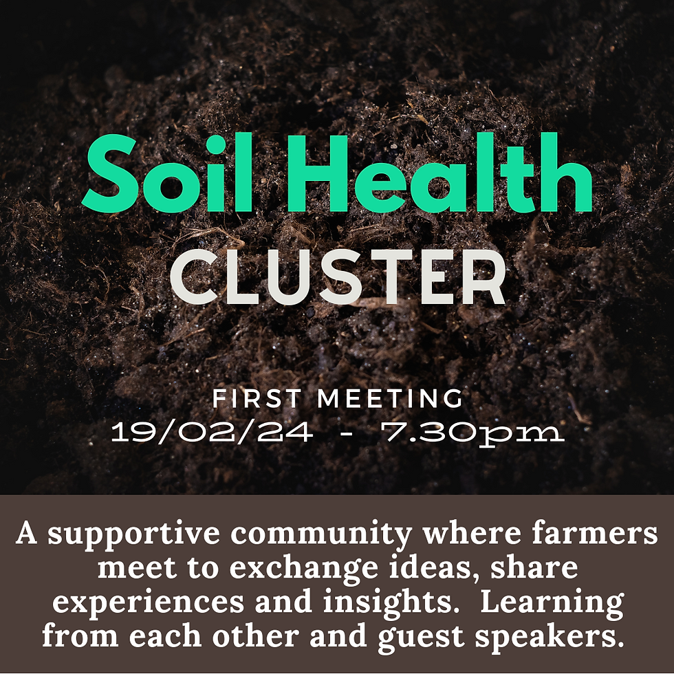 NEW Soil Health Cluster Group