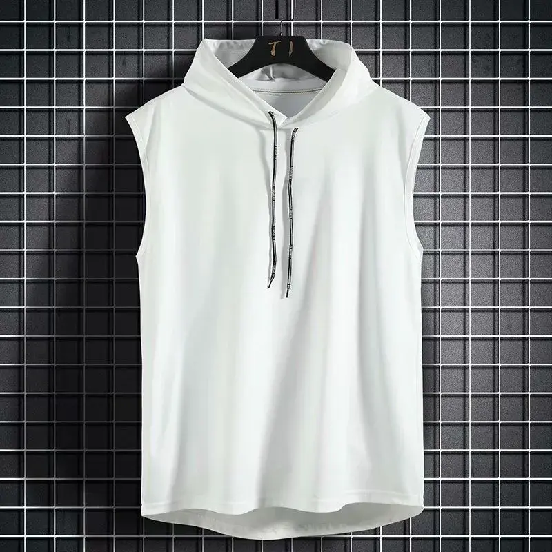 Thumbnail: BELORA Men’s Sleeveless Training Hoodie