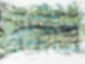 Forêt de Brocéliande, peinture abstraite de l'artiste Anne-Sophie Fratello