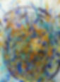 Coeur, peinture abstraite de l'artiste Anne-Sophie Fratello