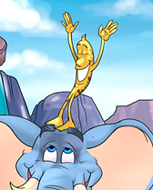 ****BAZOOKA BANANA DANCING ON BUPA'S