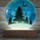 Thumbnail: Illuminated Winter Forest – Fused Glass Art
