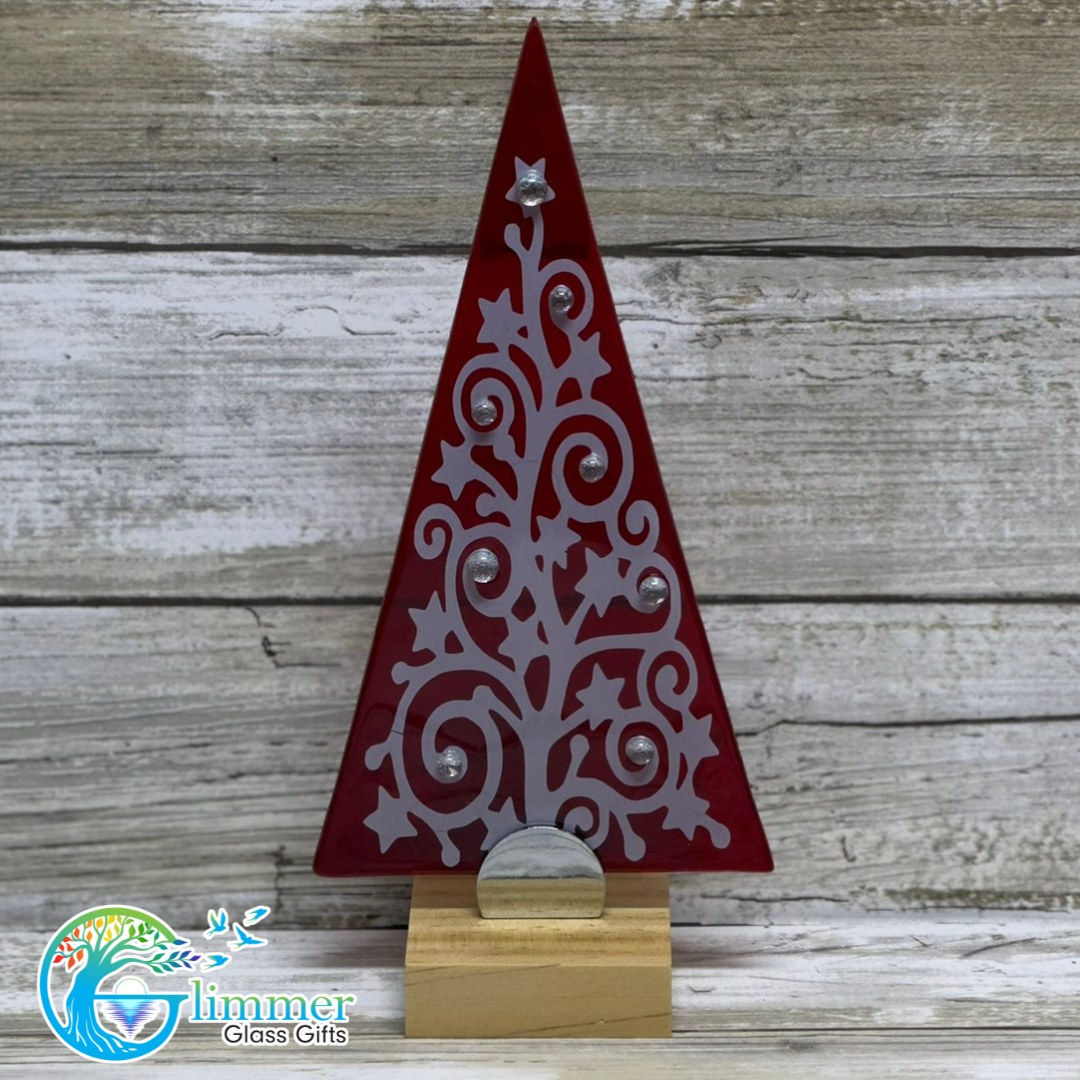 Fused Glass Christmas Trees