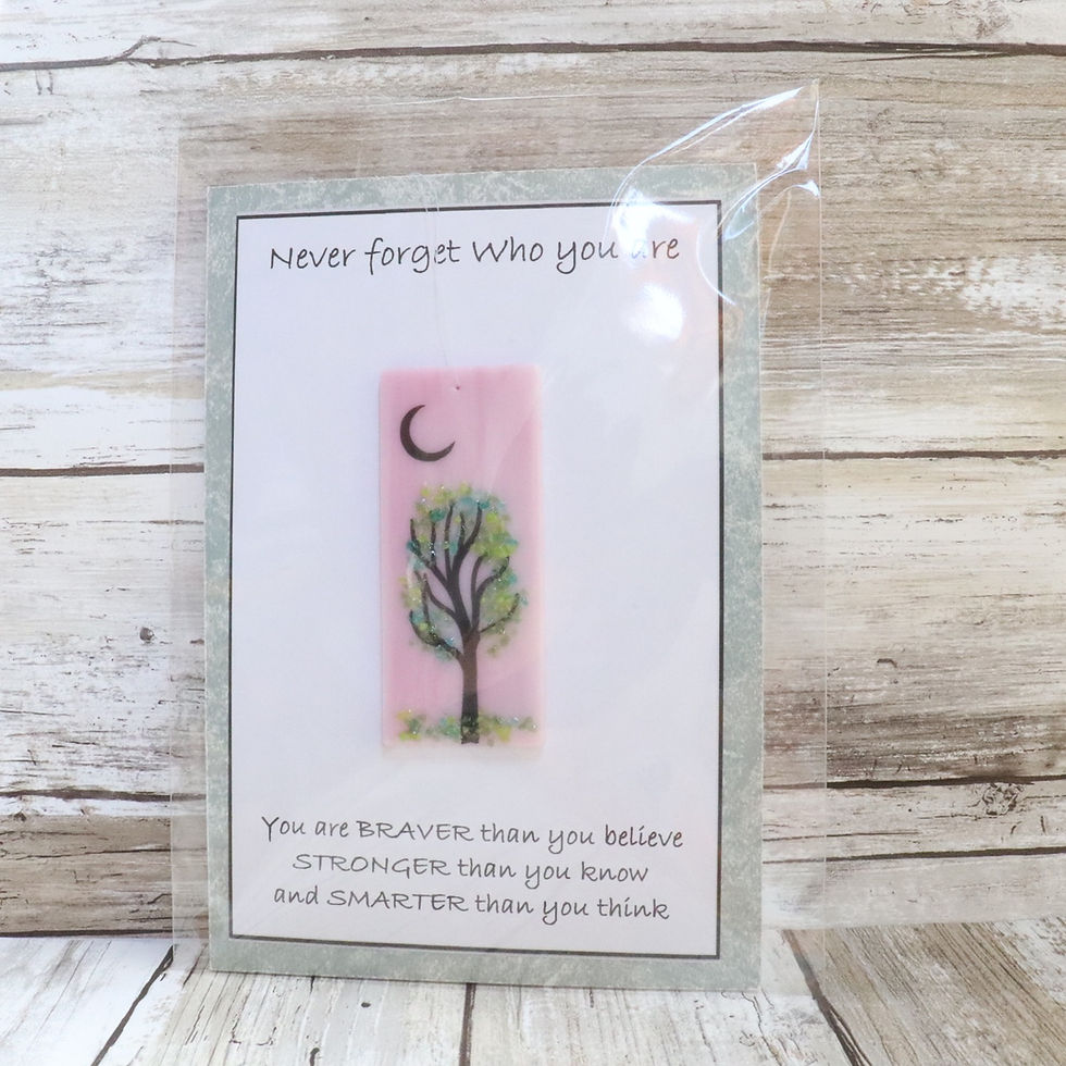 Thumbnail: Greeting Card with Suncatcher - Never forget who you are