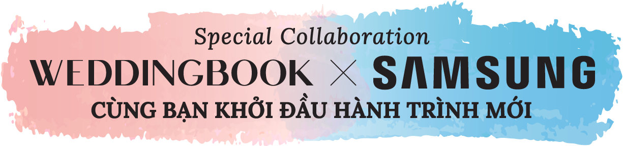 slogan sự kiện hợp tác giữa weddingbook và samsung