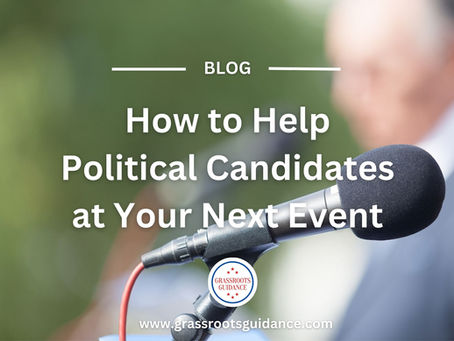 How to Help Political Candidates at Your Next Event