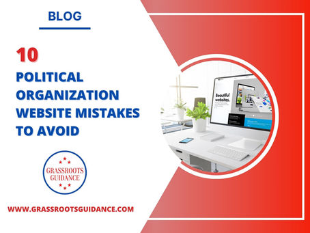 10 Political Organization Website Mistakes to Avoid