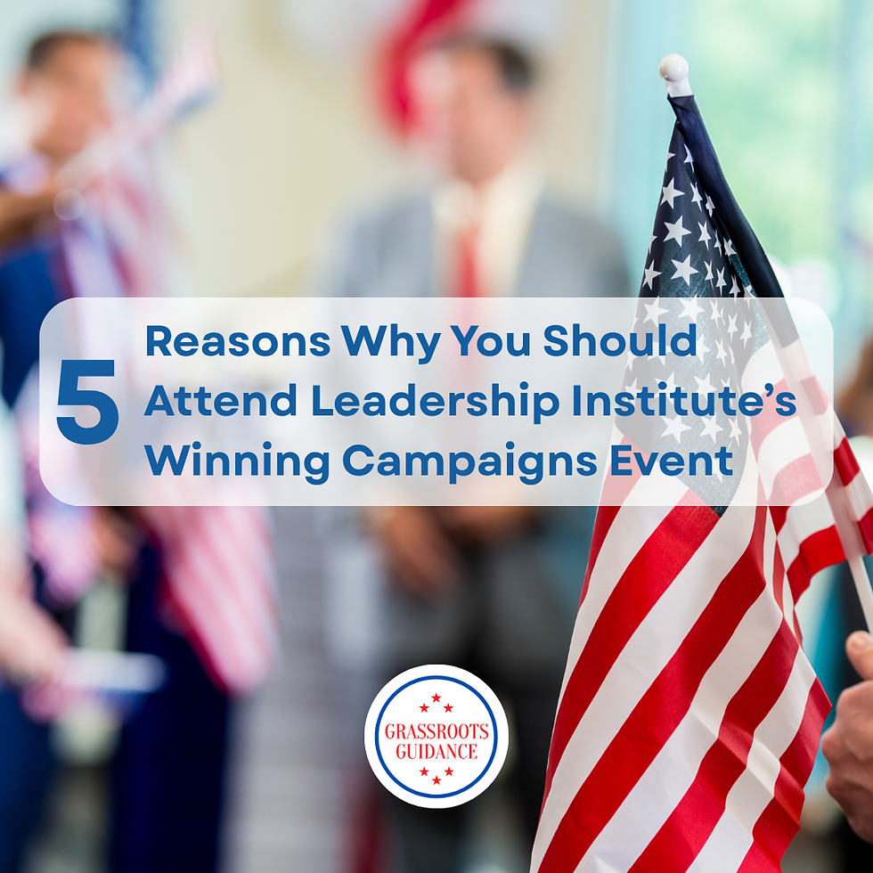 5 Reasons Why You Should Attend Leadership Institute's Winning Campaigns Event