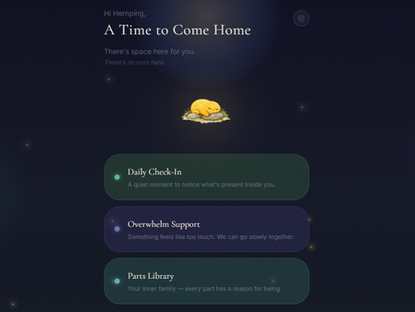 I made a Trauma-focused Companion App :)