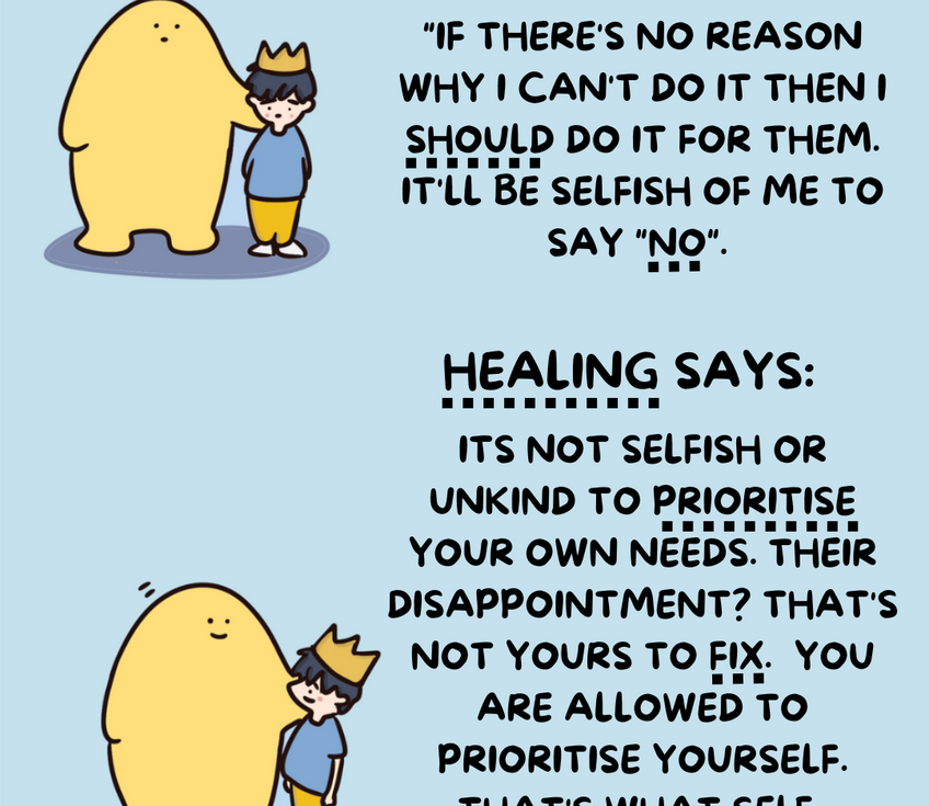 Do you feel guilty for saying "no"?