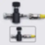 Thumbnail: Soda Water Accessories Cylinder CO2 Refill Station Adaptor With Hose on/Off