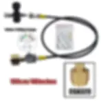 Thumbnail: Soda Water Accessories Cylinder CO2 Refill Station Adaptor With Hose on/Off