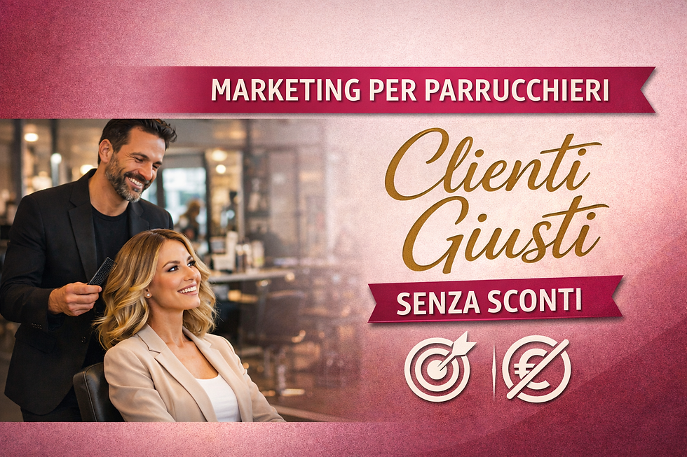 Marketing per parrucchieri: come attrarre clienti giusti senza fare offerte