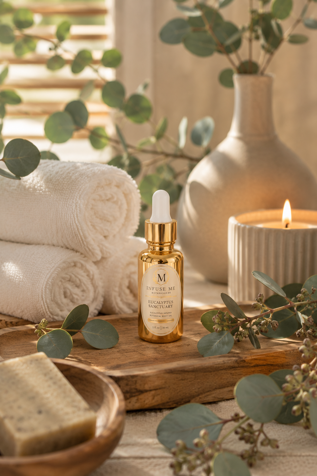 Eucalyptus Sanctuary Body Oil by Infuse Me Botanicals