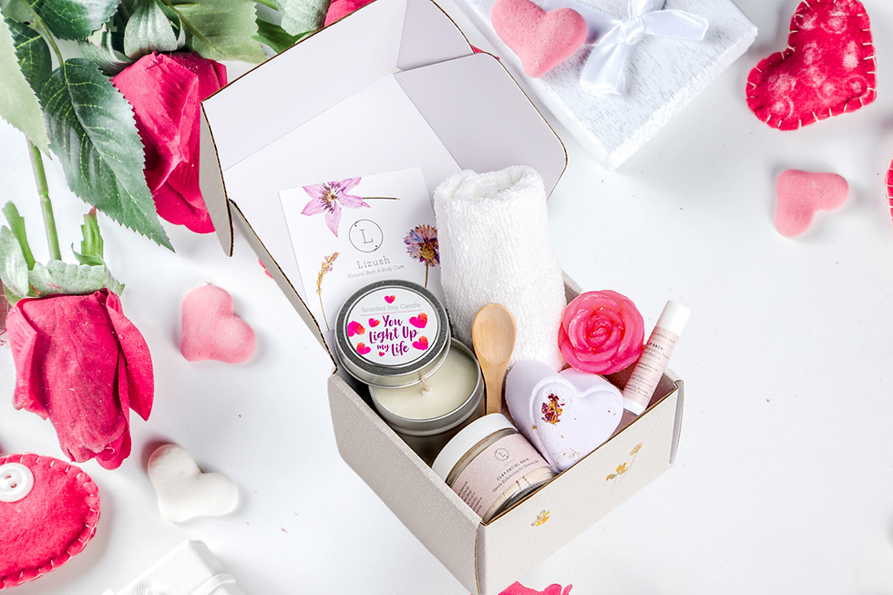 Thumbnail: Cute LOVE Special Gift Box, Natural Skincare Gift Box, Mother's Day Gift, BFF, S