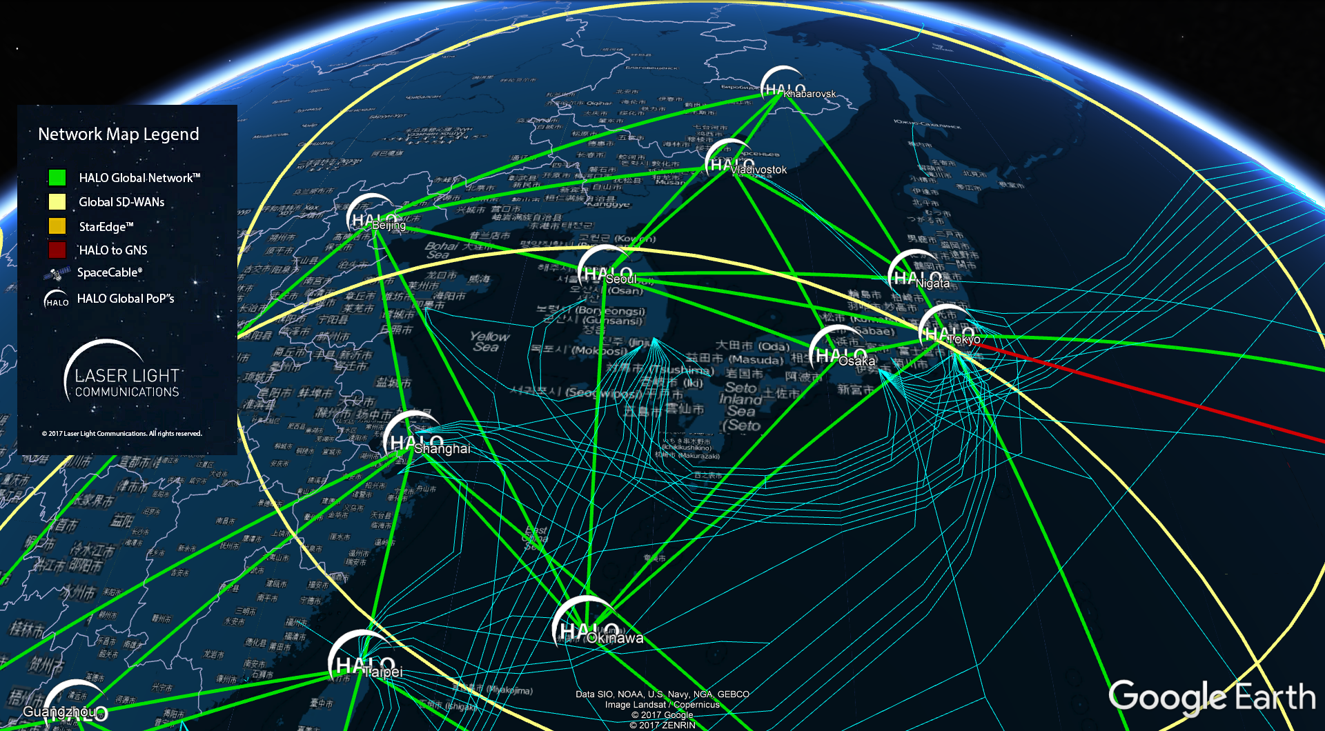 Light networking