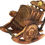 Thumbnail: Wooden Coaster set of 6, Chair shape